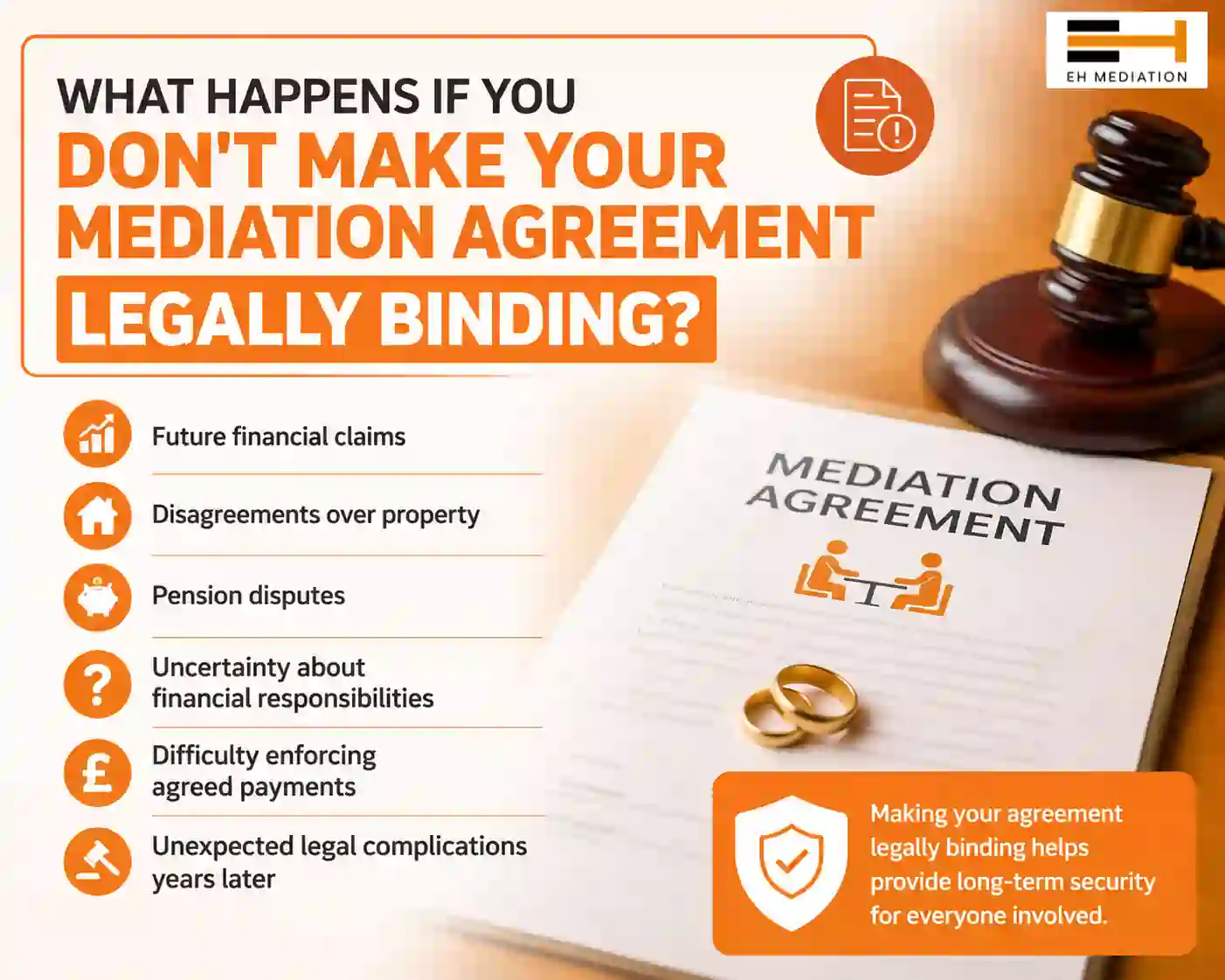 What Happens If You Don't Make Your Mediation Agreement Legally Binding Melksham?